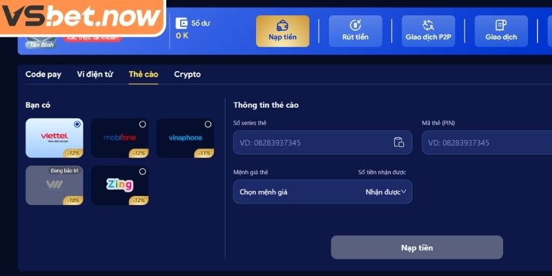 Bằng thẻ điện thoại