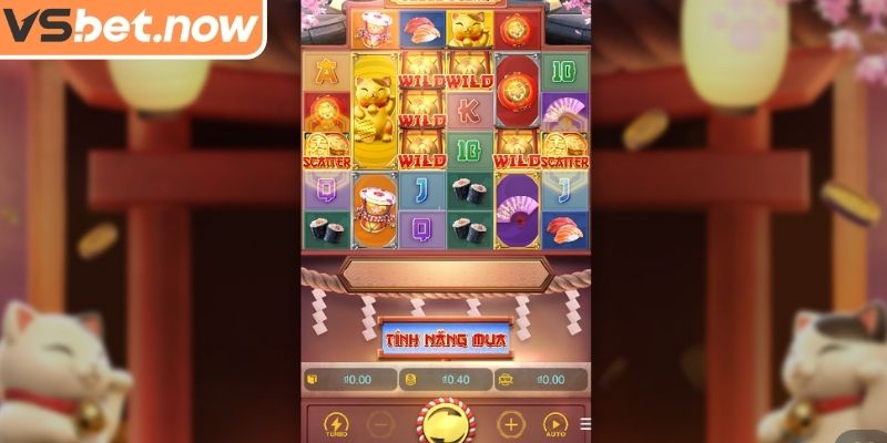 Biểu tượng minh họa Wild trong Neko may mắn  